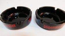 Jägermeister Aschenbecher Schwarz Orange Porzellan Merchandising