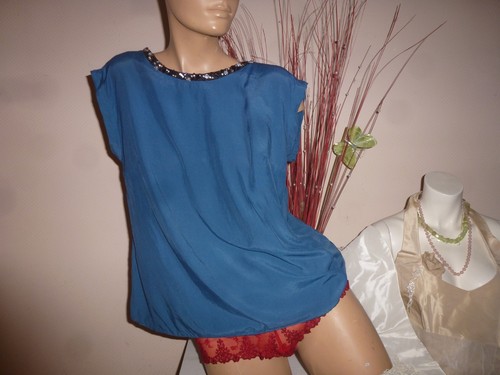 Tunika bluse petrol - petrol, 38
