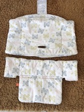 Stokke Polster für Tripp Trapp Hochstuhl  abwaschbarer Stoff Schmetterlinge