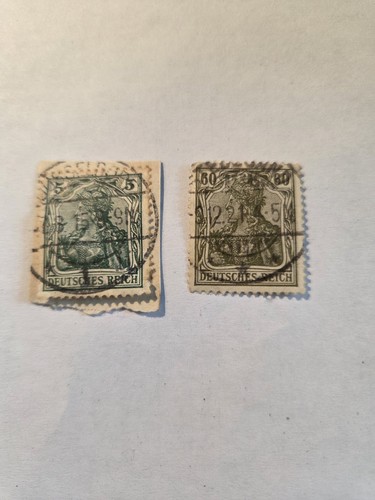Briefmarke deutsches reich - reich, 2x