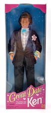 1995 Great Date Zaubervogel Ken Barbie Puppe in Anzug / Mattel 14837 / NrfB, Ovp