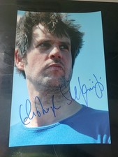 Christoph Schlingensief original signiertes  Foto In Person gesammelt 20X30cm