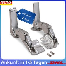 2 Stück für BOSCH SIEMENS Scharnier Türscharnier Kühlschrank Hettich 00481147 DE