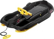 AlpenGaudi Alpenspace Lenkrodel Schwarz Bob Lenkrad Lenkbob Schlitten Rodel Neu