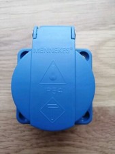 MENNEKES 11031 Anbausteckdose Schuko blau 16A 230V IP54