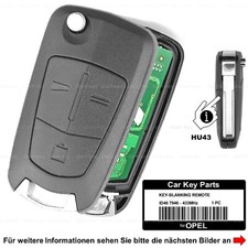 Auto Ersatz Funk Schlüssel Fernbedienung für Opel Vectra C Signum  zum anlernen