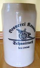 Bierkrug 1,0 l - Brauerei Kanone - Schnaittach - Steingut
