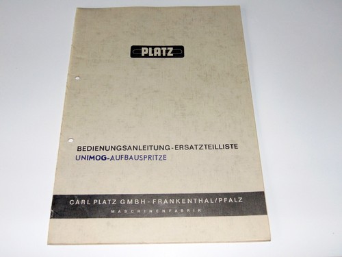 Platz bedienungsanleitung - platz,