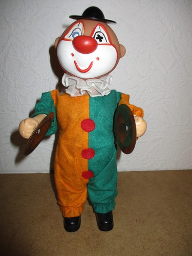 Alter ddr clown mit uhrwerk - alter,