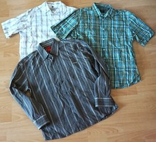 3x  Herrenhemde Kurz/Langarm Gr. 39/40  kariert 100 % BW
