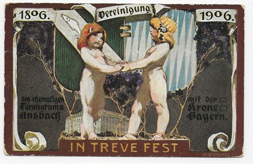 Ansichtskarte treue fest - treue,