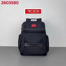 TUMI ALPHA3 Brief Pack Rucksack schwarz/Rot Geschäftsreisetasche-T3580