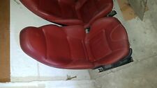 BMW Z3 Roadster Fahrer + Beifahrer Sport Sitz Leder rot mit Sitzheizung 