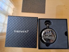 TREEWETO Taschenuhr Lokomotive