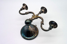 Versilberter Wandkerzenhalter