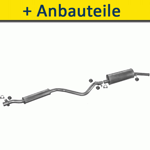 Auspuff auspuffanlage für - auspuff,