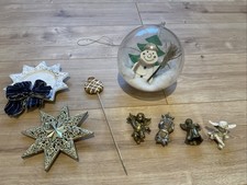 Weihnachtsdeko Kugel Schneemann Stern Engel Konvolut Weihnachten