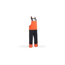 Grundens Kuling BIB trousers XS orange Regenhose pants Gummi rubber