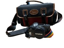 Olympus Kamera + Flamingo Tasche Konvolut Vintage Alt Sammler Dachbodenfund Fund