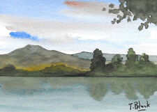 ORIGINAL AQUARELL - Landschaft