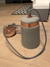 Pendelleuchte NEORDIC STIG, 1-flammig, Kupfer / Beton Neupreis 39€