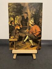 Vintage Postkarte Adriaen van Ostade, "Rastende Wanderer", Gemälde, 1964