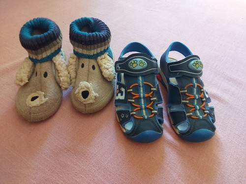 2er set schuhe hausschuhe - schuhe, /hausschuhe