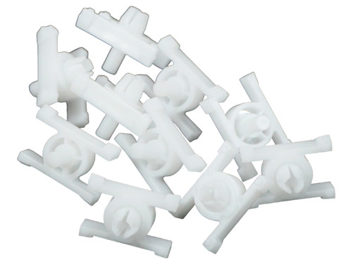 10x zierleistenklammer clips - zierleistenklammer,