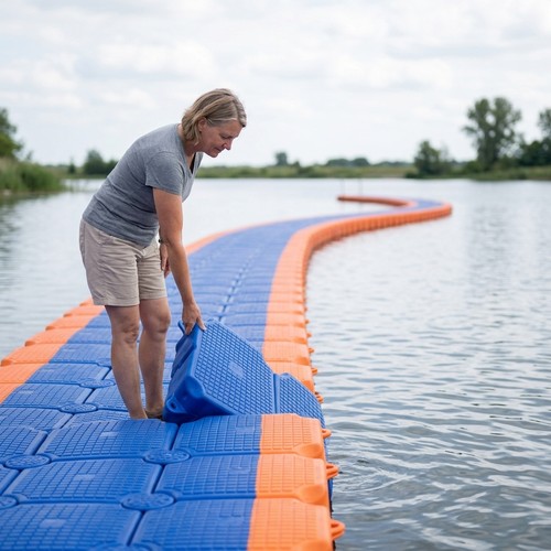 Schwimmdock wasserplattform - schwimmdock,