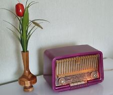 Philips Philetta in Pink metallic aus dem Jahr 1958, Spielt !