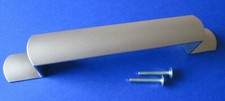 Aluminium Alu Griff Möbel Tür Schubladen Möbelgriff Metall Schrauben unbenutzt