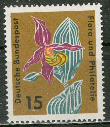 Mi393p briefmarke brd - brd,