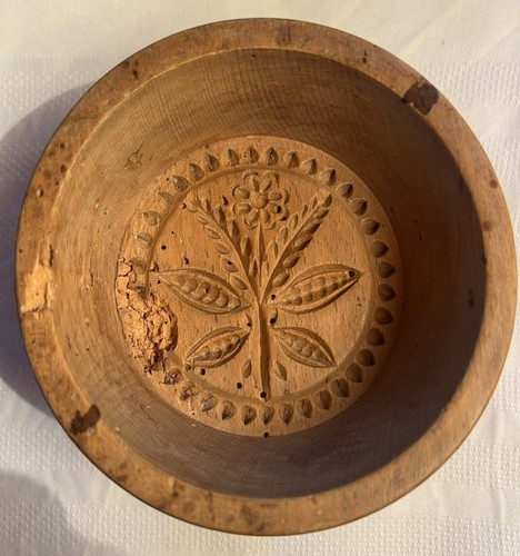 Buttermodel antik aus holz - buttermodel,