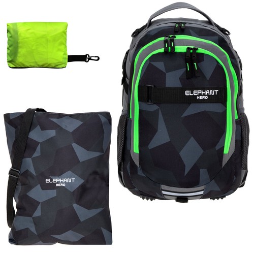 Schulrucksack set elephant - schulrucksack, 3t
