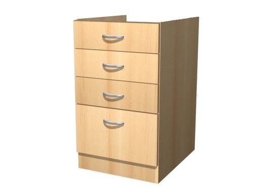 Schubkastenschrank ohne