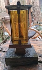 Edle Grablampe aus Bronze /