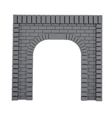 Tunnelportal eingleisig spur - tunnelportal,