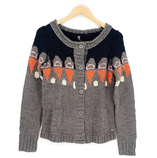 FUGA Damen Strickjacke grau