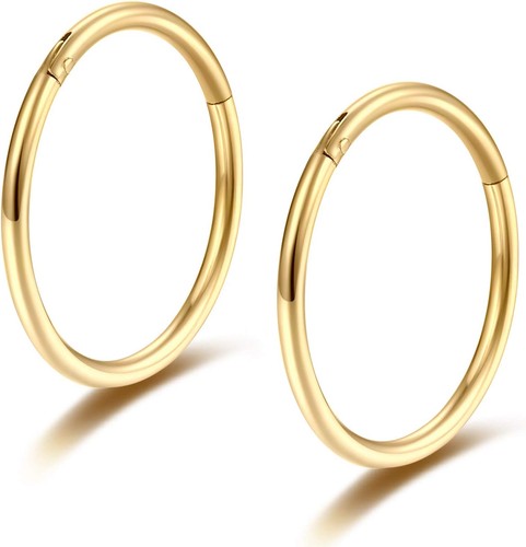 Nasenring gold schwarz - schwarz, silber