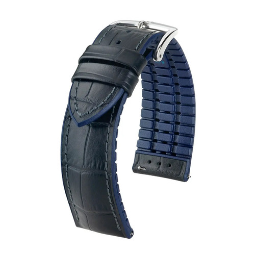 Uhrenarmband schwarz blau - uhrenarmband, in