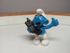 Schleich Schlumpf 1. Handy - 20438 - Peyo Schlümpfe mobile phone 1996 Telefon CE