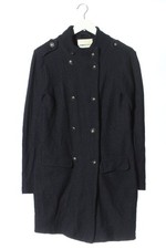 CLEMENTS RIBEIRO Wollmantel Damen Mantel Gr. DE 38 schwarz Casual-Look