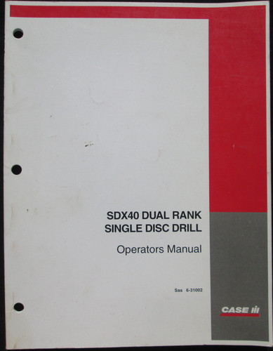 Case sdx40 dual rank - case-, ih