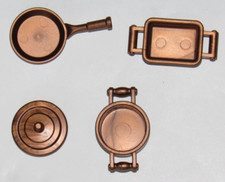 playmobil© Pfanne Deckel Topf Kasserolle kupfer 4251 Schlossküche Traumschloss