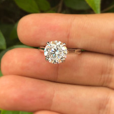 14 Karat Weißgold Damen