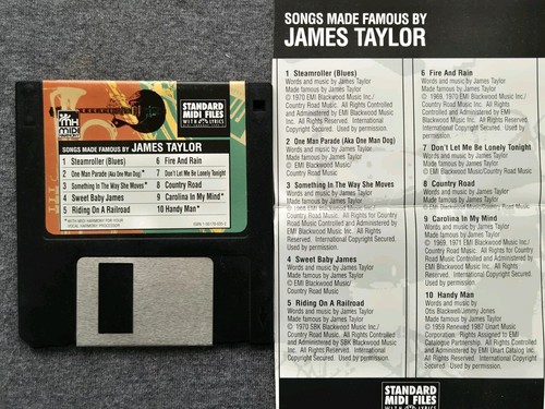 James taylor playbacks midi - james,