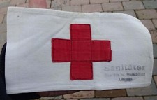 original  Armbinde Rotes Kreuz  Sanitäter Hilfsdienst Leipzig