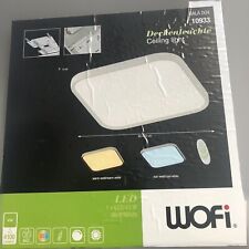 Wofi Gala LED Deckenleuchte Weiß 43W 4100lm 2800-5500K Dimmbar mit FB 62cm  H4cm