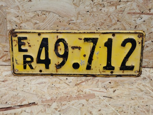 Altes nummernschild neuseeland - altes,