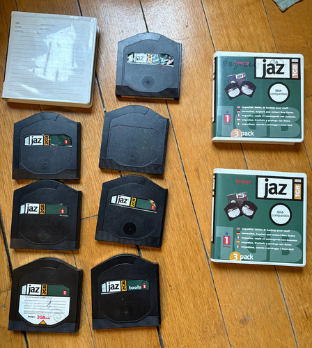 Menge 10x iomega jaz und - iomega,